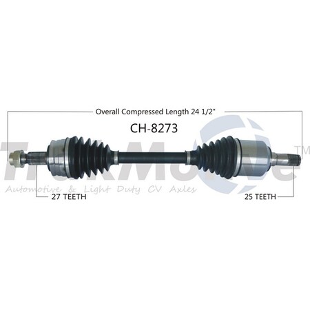 Surtrack Axle Cv Axle Shaft, Ch-8273 CH-8273